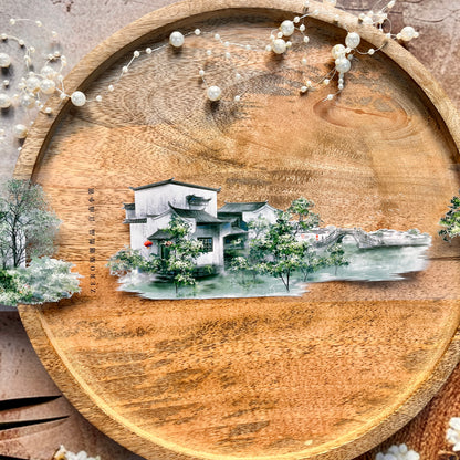Leaves Full Crown Gangnam Town-PET Landscaping Tape