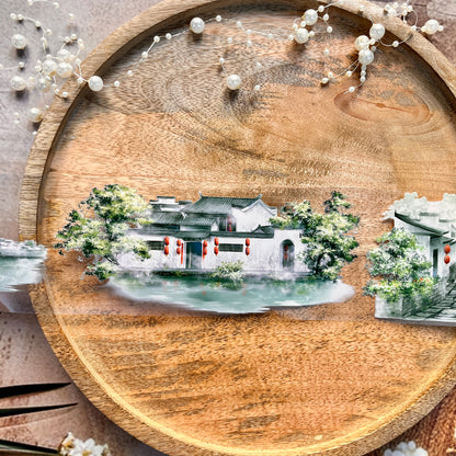 Leaves Full Crown Gangnam Town-PET Landscaping Tape