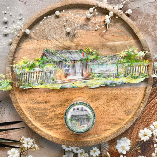 Spring Willow Ancient Hedgerow house PET Landscaping Tape