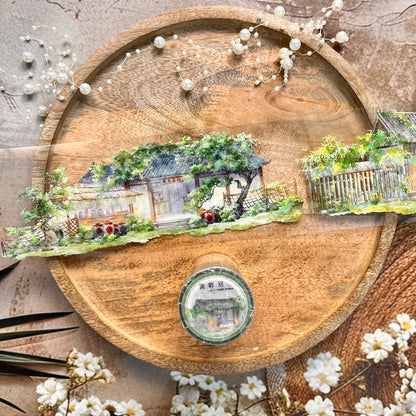 Spring Willow Ancient Hedgerow house PET Landscaping Tape