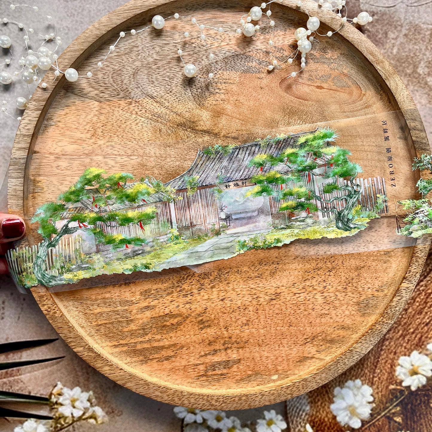 Spring Willow Ancient Hedgerow house PET Landscaping Tape