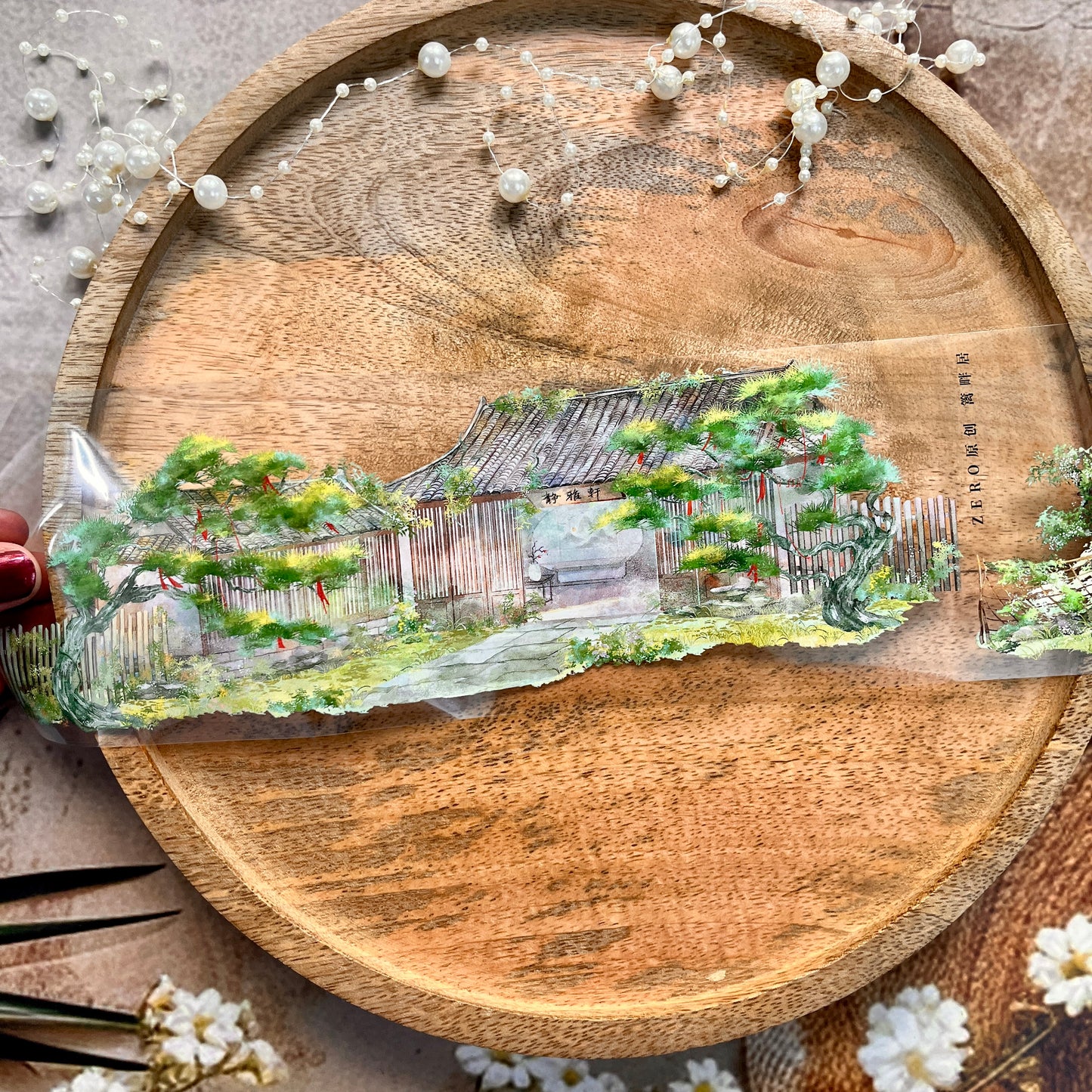 Spring Willow Ancient Hedgerow house PET Landscaping Tape