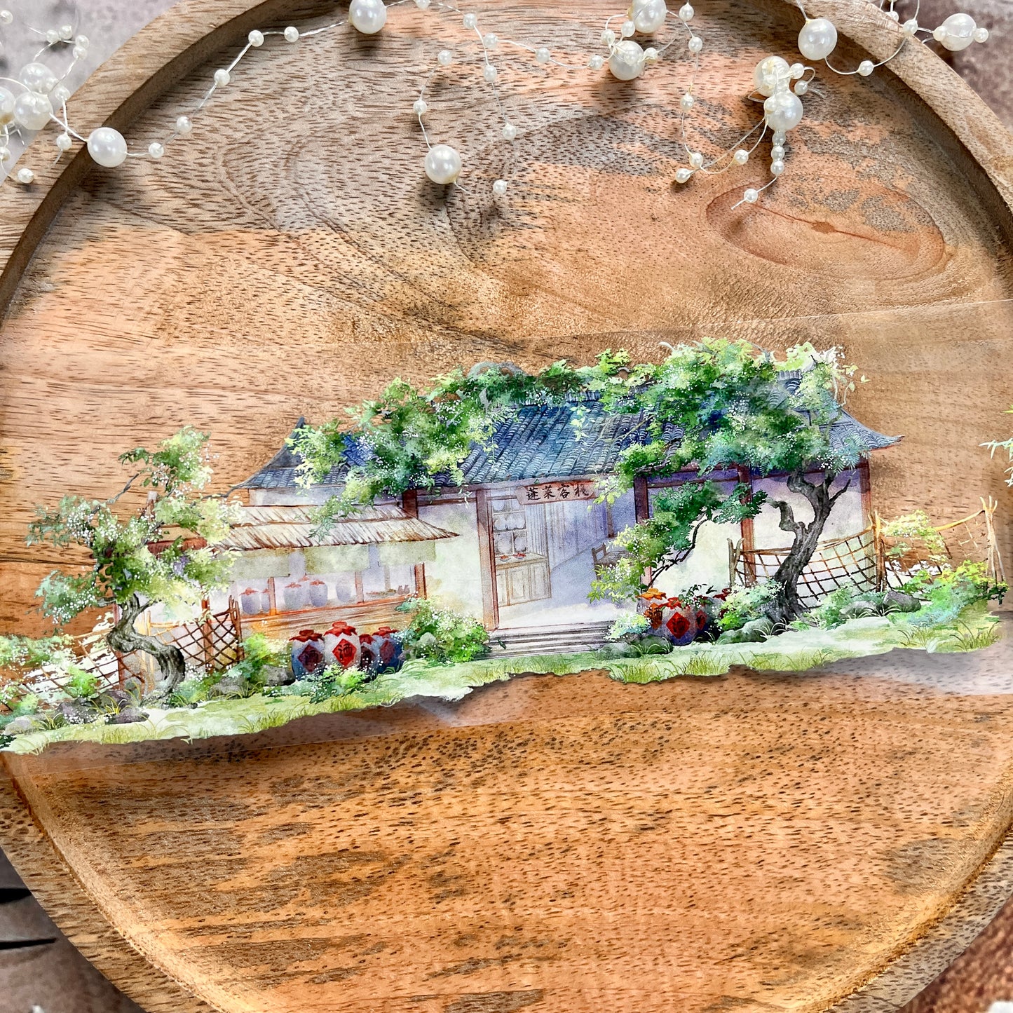 Spring Willow Ancient Hedgerow house PET Landscaping Tape