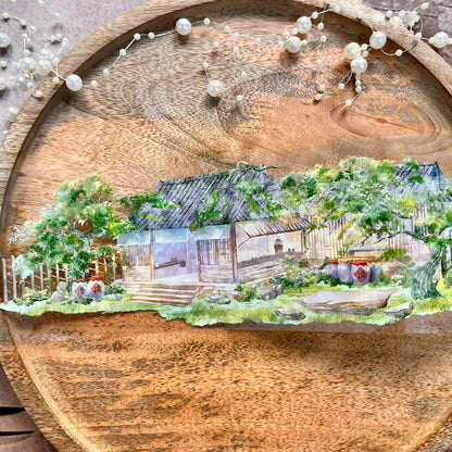 Spring Willow Ancient Hedgerow house PET Landscaping Tape