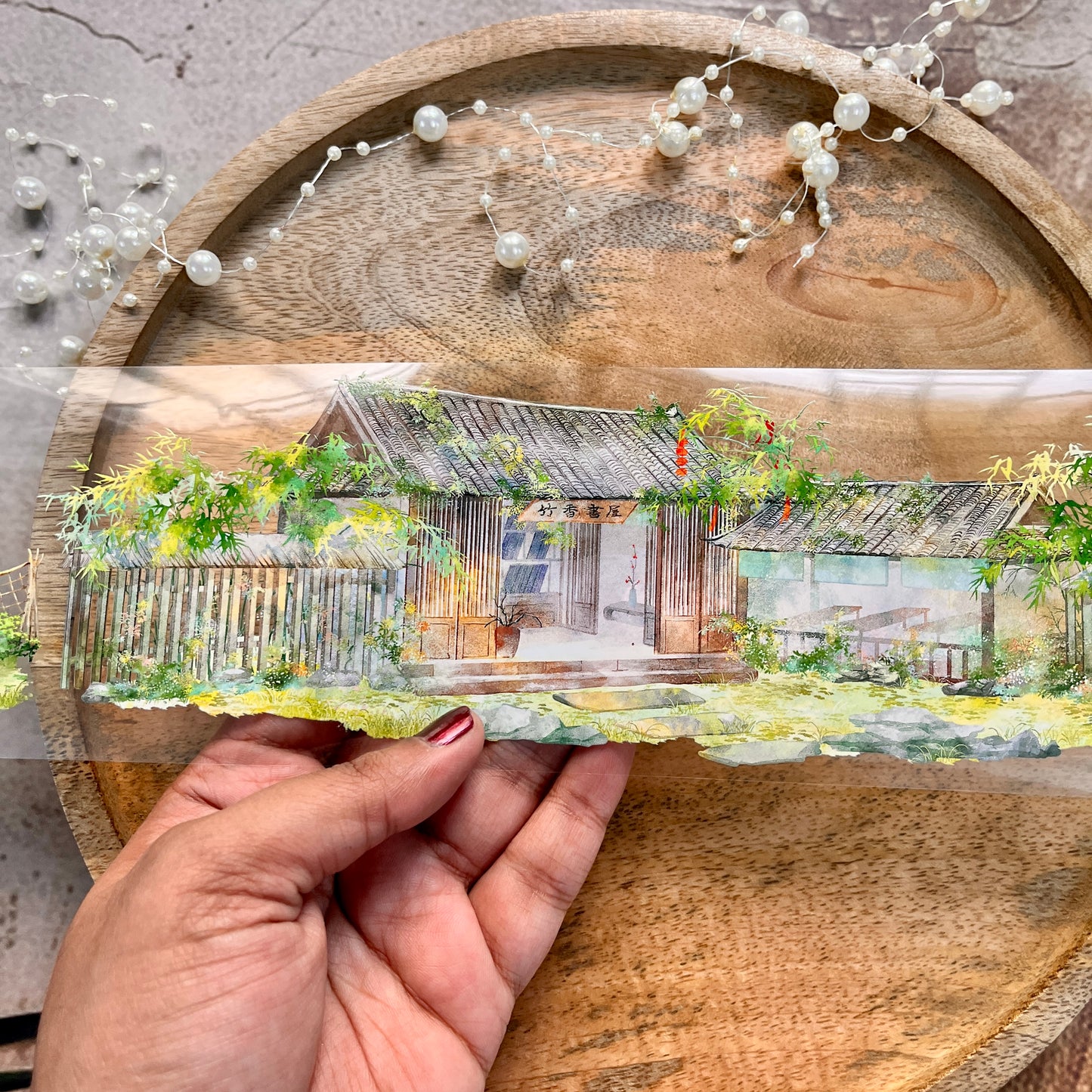 Spring Willow Ancient Hedgerow house PET Landscaping Tape