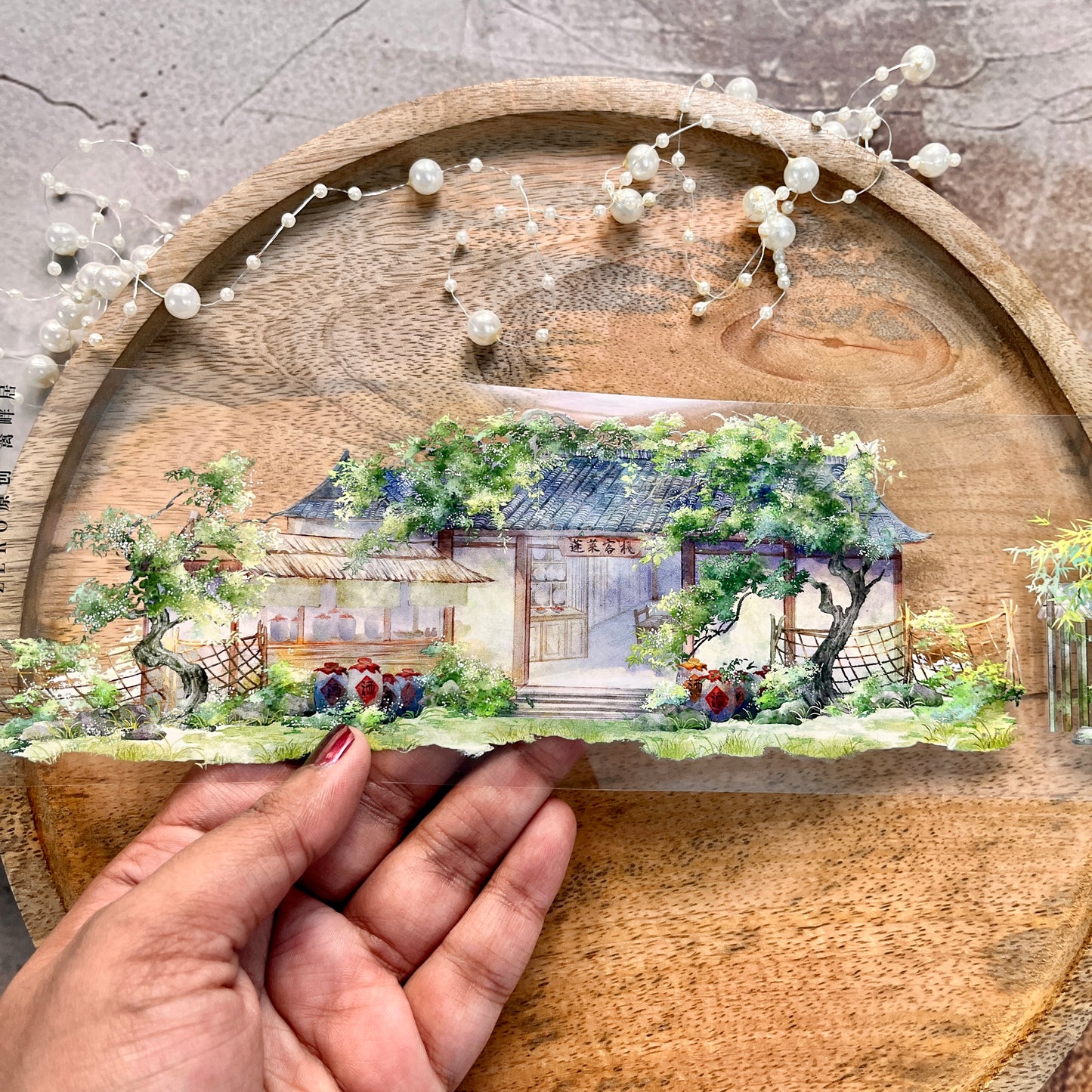 Spring Willow Ancient Hedgerow house PET Landscaping Tape