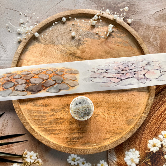 And it will be done Brick road fallen leaves Washi Tape for Scrapbooking