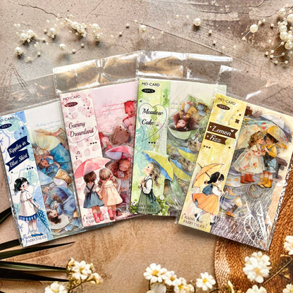 30 Pcs Rainy Season Fairy Tale Series Cartoon Character Scrapbooking Stickers