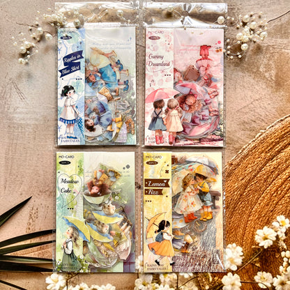 30 Pcs Rainy Season Fairy Tale Series Cartoon Character Scrapbooking Stickers