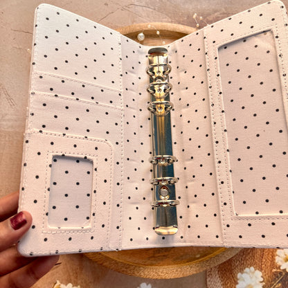 1 Korean Style Polka Dot Denim A6 Stylish Notebook