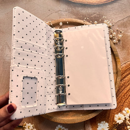 1 Korean Style Polka Dot Denim A6 Stylish Notebook