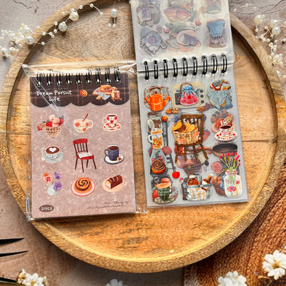 20 Sheets Chasing Dreams Lifestyle Series Lifestyle themed sticker Book