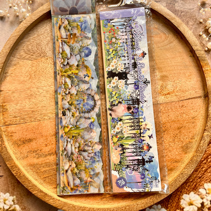 28 sheets Paper Flower and Vine Series Scene Setting Sticker Book