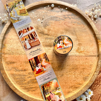 1 roll Leisurely Holiday Series Vacation themed scrapbooking Tape