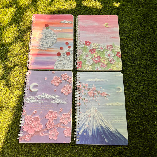 A5 Kawaii Korean spiral Coil Lined Notebook Cute School Supplies