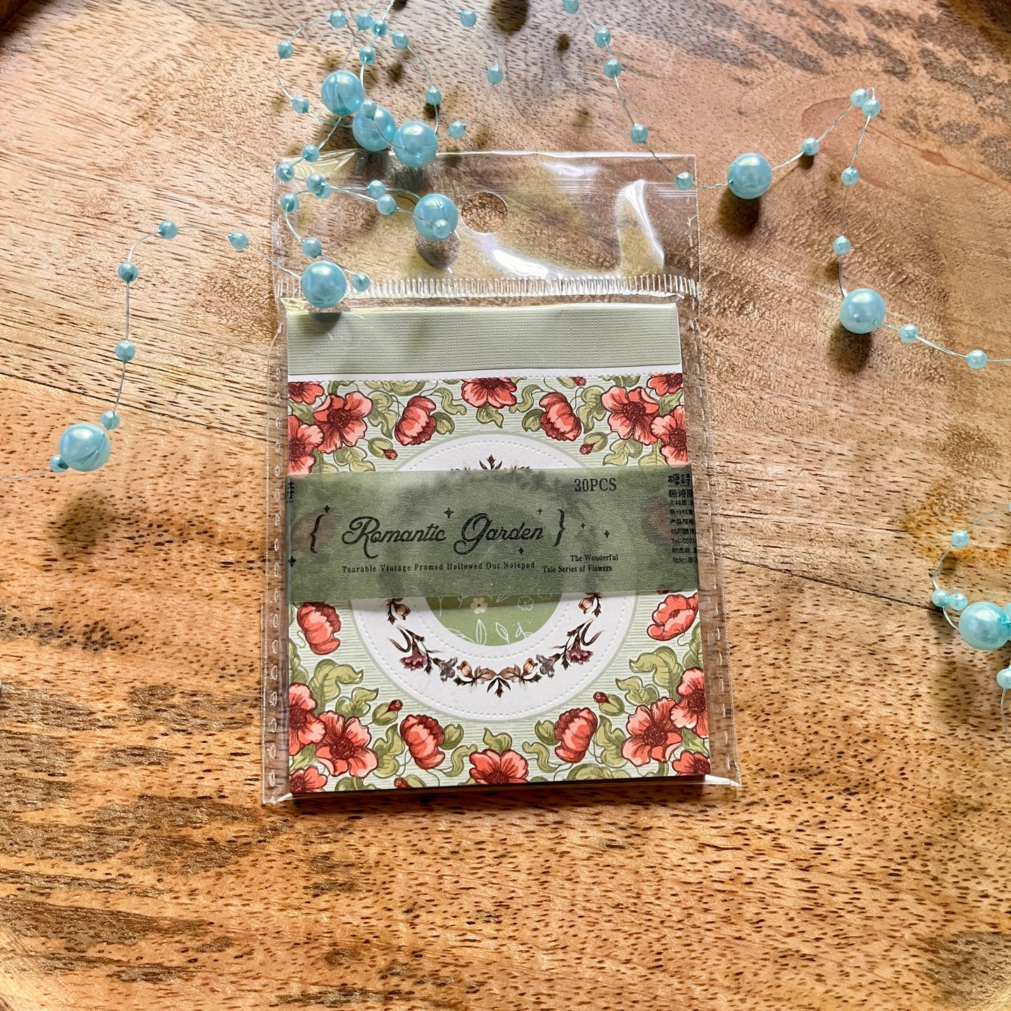 30 Sheets Retro Border Wonderful Story of Flowers Series Decoration Material