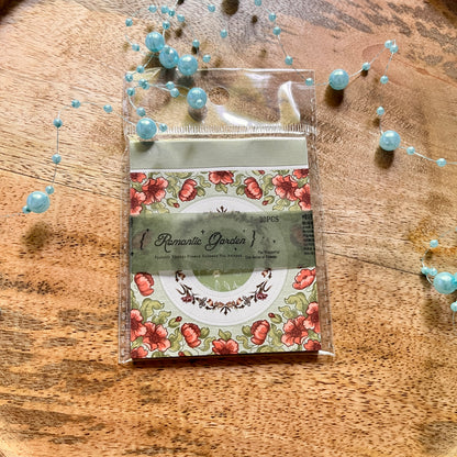 30 Sheets Retro Border Wonderful Story of Flowers Series Decoration Material