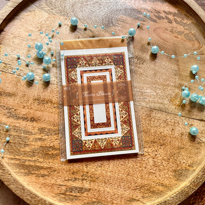 30 Sheets Retro Border Wonderful Story of Flowers Series Decoration Material