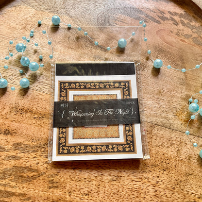 30 Sheets Retro Border Wonderful Story of Flowers Series Decoration Material