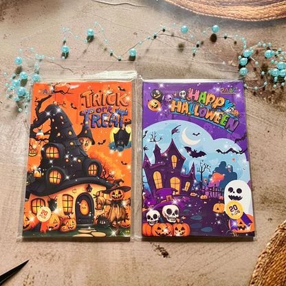 20 Sheets Halloween Castle Creative Sticker Book