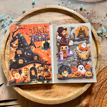 20 Sheets Halloween Castle Creative Sticker Book