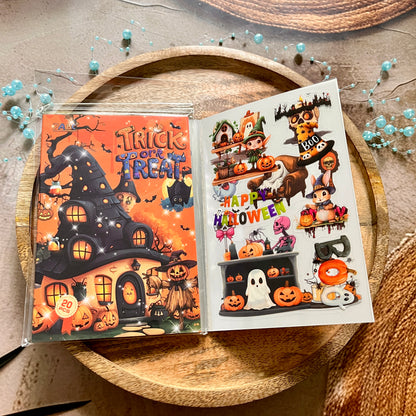 20 Sheets Halloween Castle Creative Sticker Book