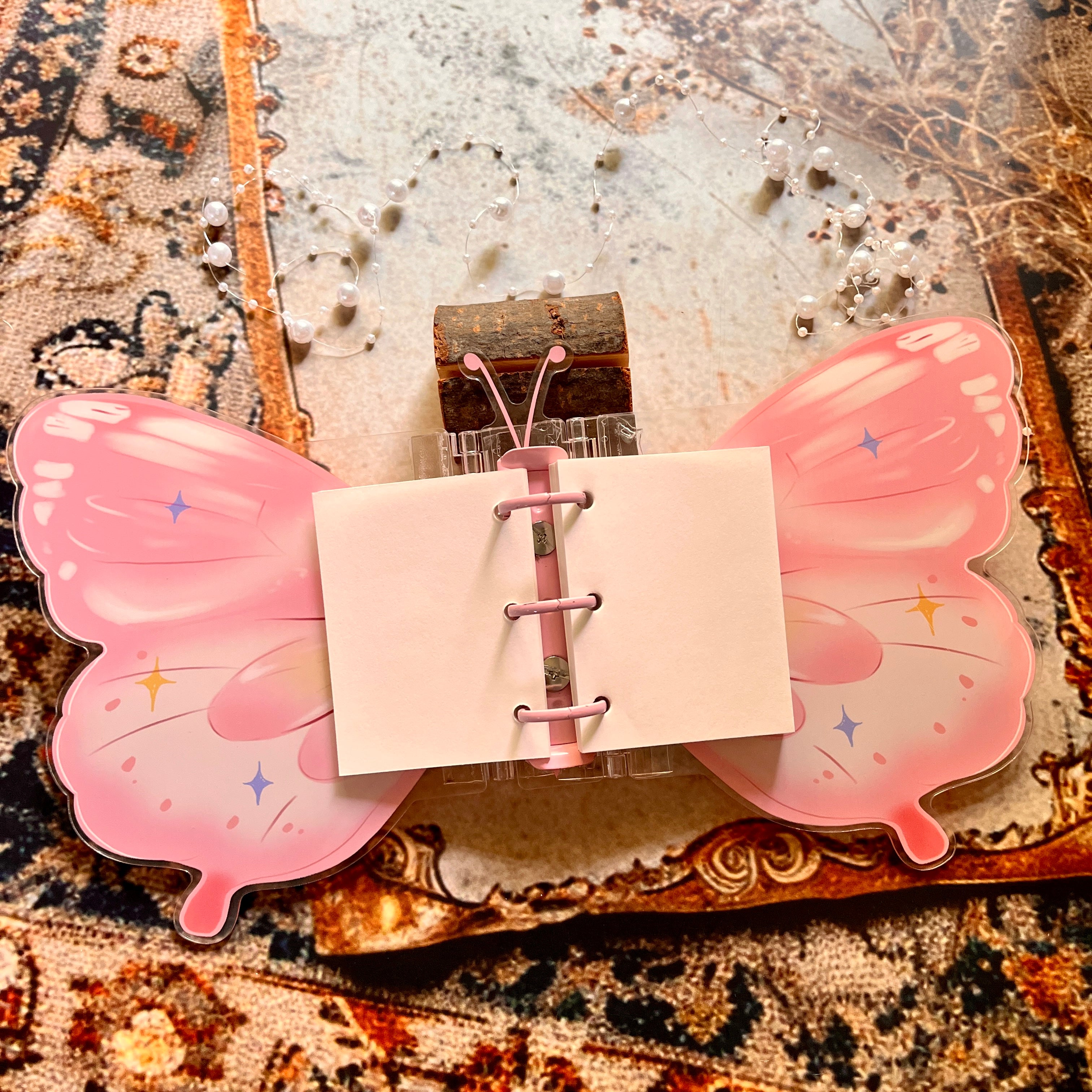 DIY Butterfly Mini Three Ring Binder Kit Build Your Own Journal Diy butterfly mini three ring binder kit build your own journal
