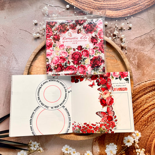 1 Pc Instagram-style notebook with irregular pages for journaling