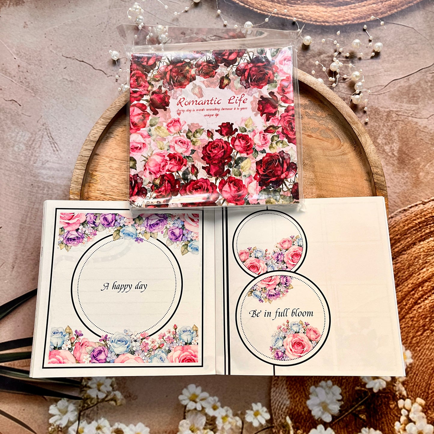 1 Pc Instagram-style notebook with irregular pages for journaling