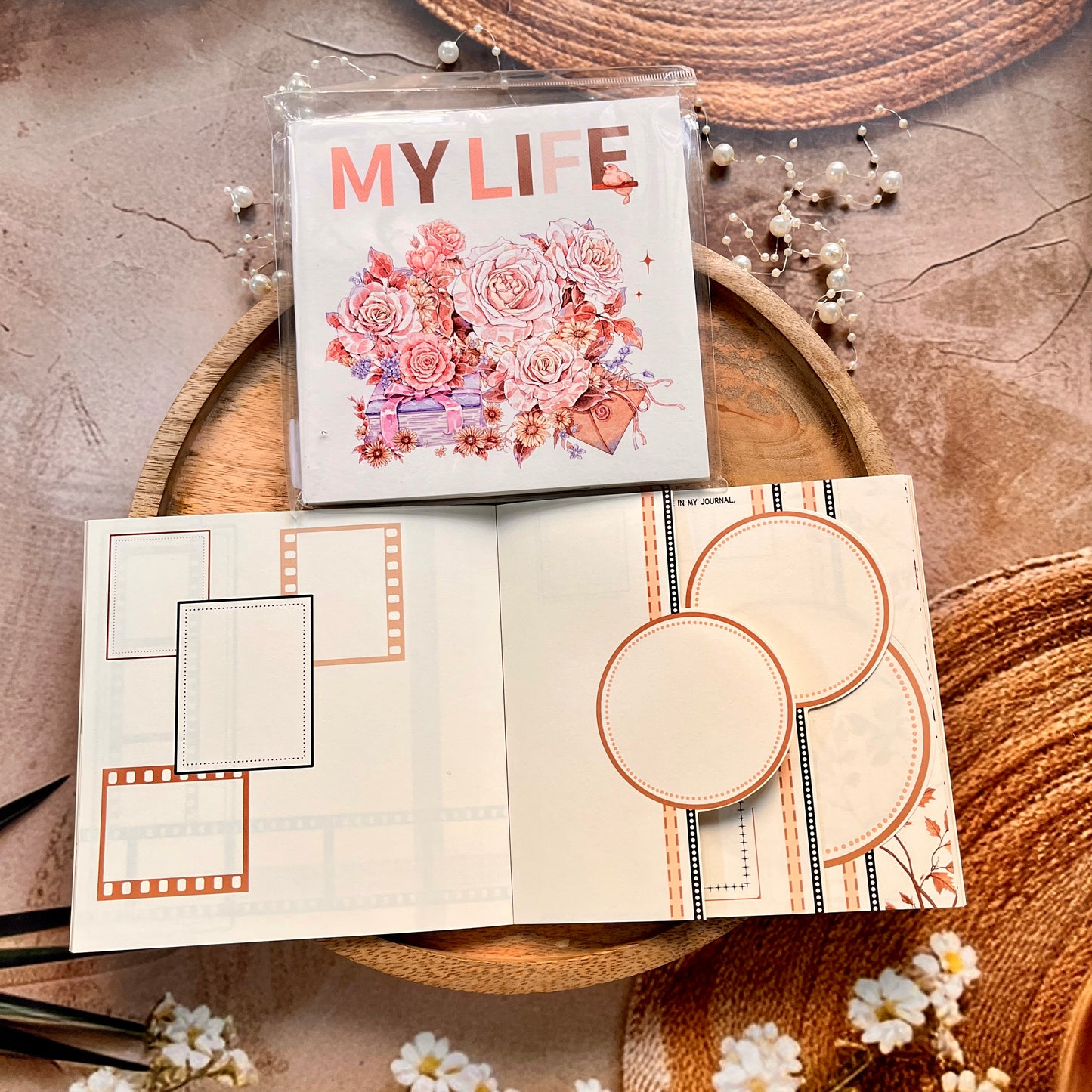 1 Pc Instagram-style notebook with irregular pages for journaling
