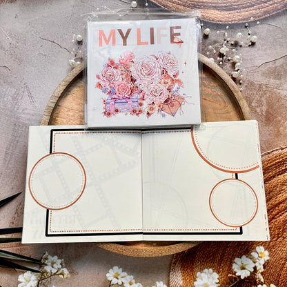 1 Pc Instagram-style notebook with irregular pages for journaling