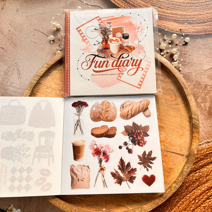 1 Pc Instagram-style notebook with irregular pages for journaling