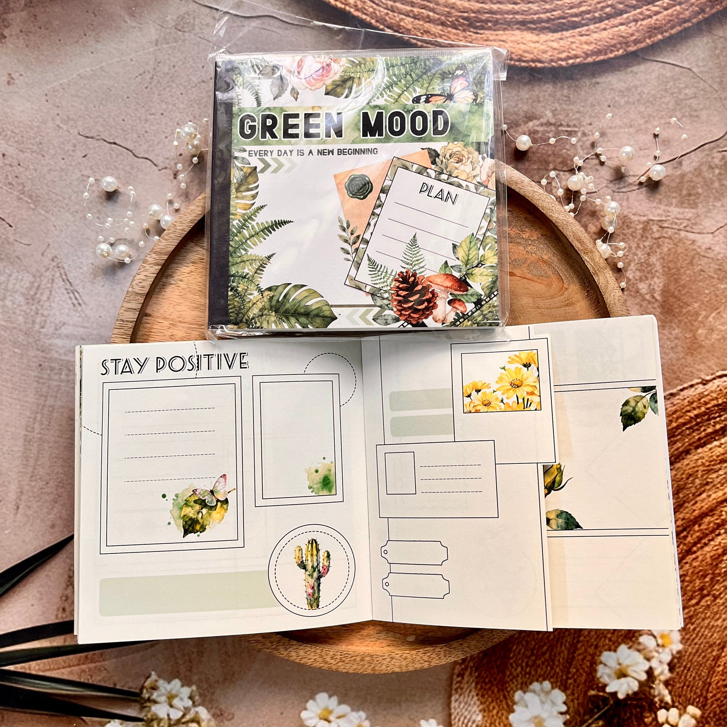 1 Pc Instagram-style notebook with irregular pages for journaling