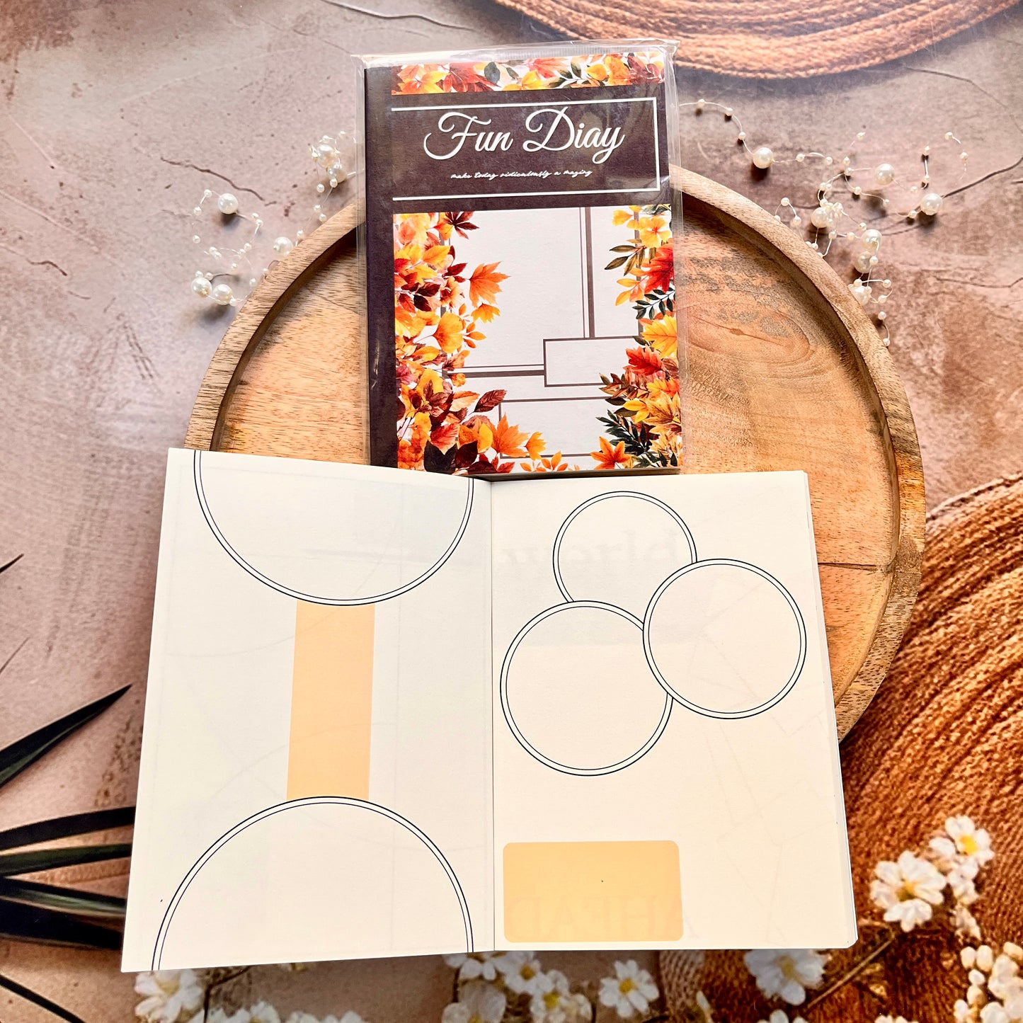 1 Pc Instagram-style notebook with irregular pages for journaling