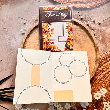 1 Pc Instagram-style notebook with irregular pages for journaling