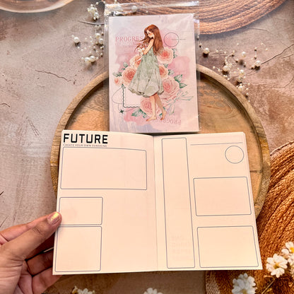 1 Pc Instagram-style notebook with irregular pages for journaling