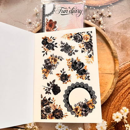 1 Pc Instagram-style notebook with irregular pages for journaling