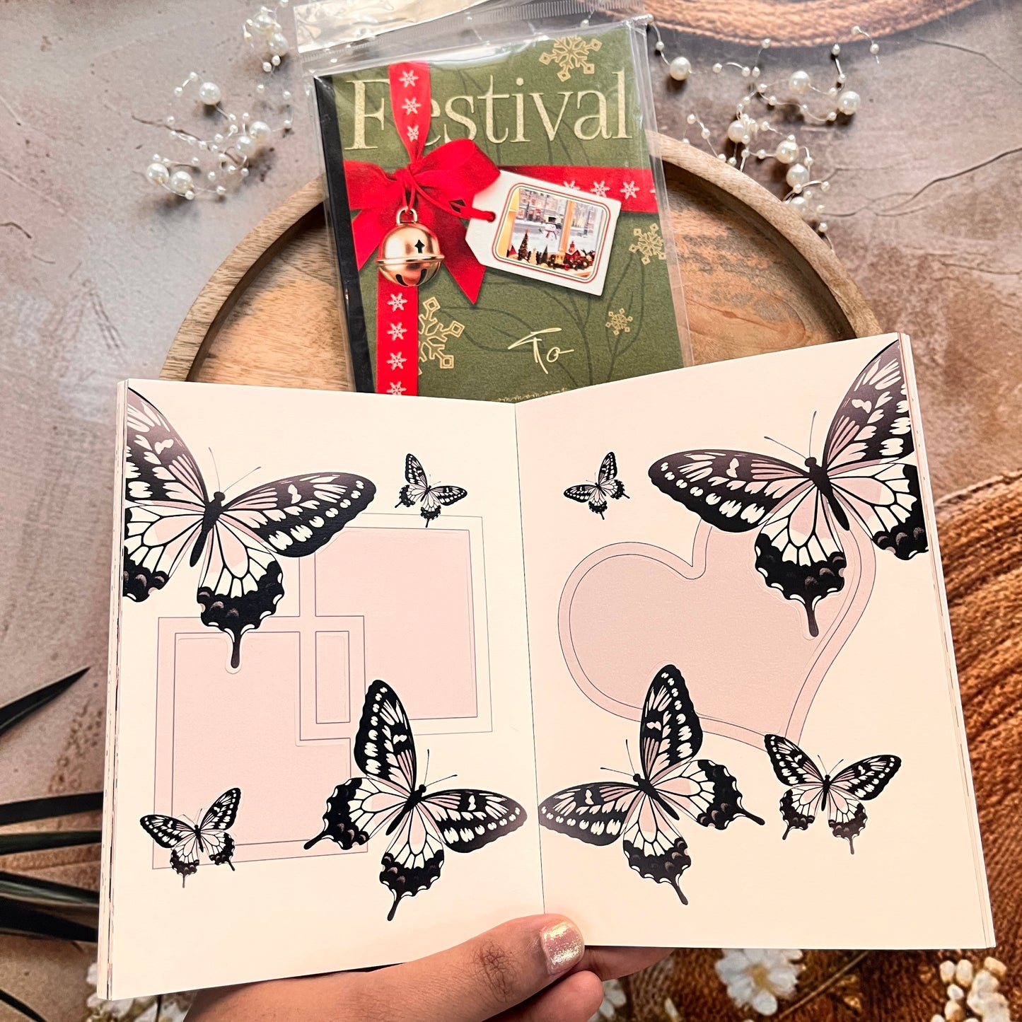 1 Pc Instagram-style notebook with irregular pages for journaling
