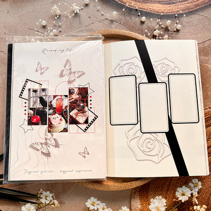1 Pc Instagram-style notebook with irregular pages for journaling