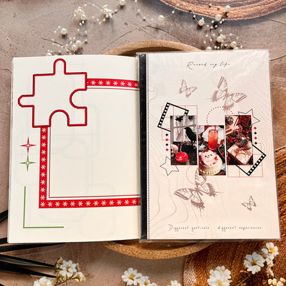 1 Pc Instagram-style notebook with irregular pages for journaling