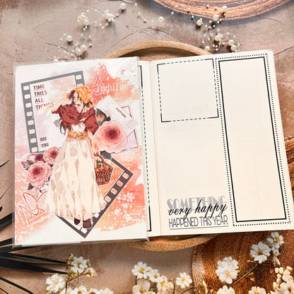 1 Pc Instagram-style notebook with irregular pages for journaling
