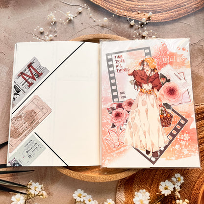1 Pc Instagram-style notebook with irregular pages for journaling