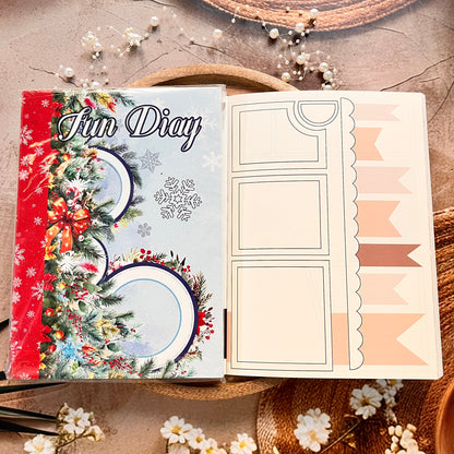 1 Pc Instagram-style notebook with irregular pages for journaling