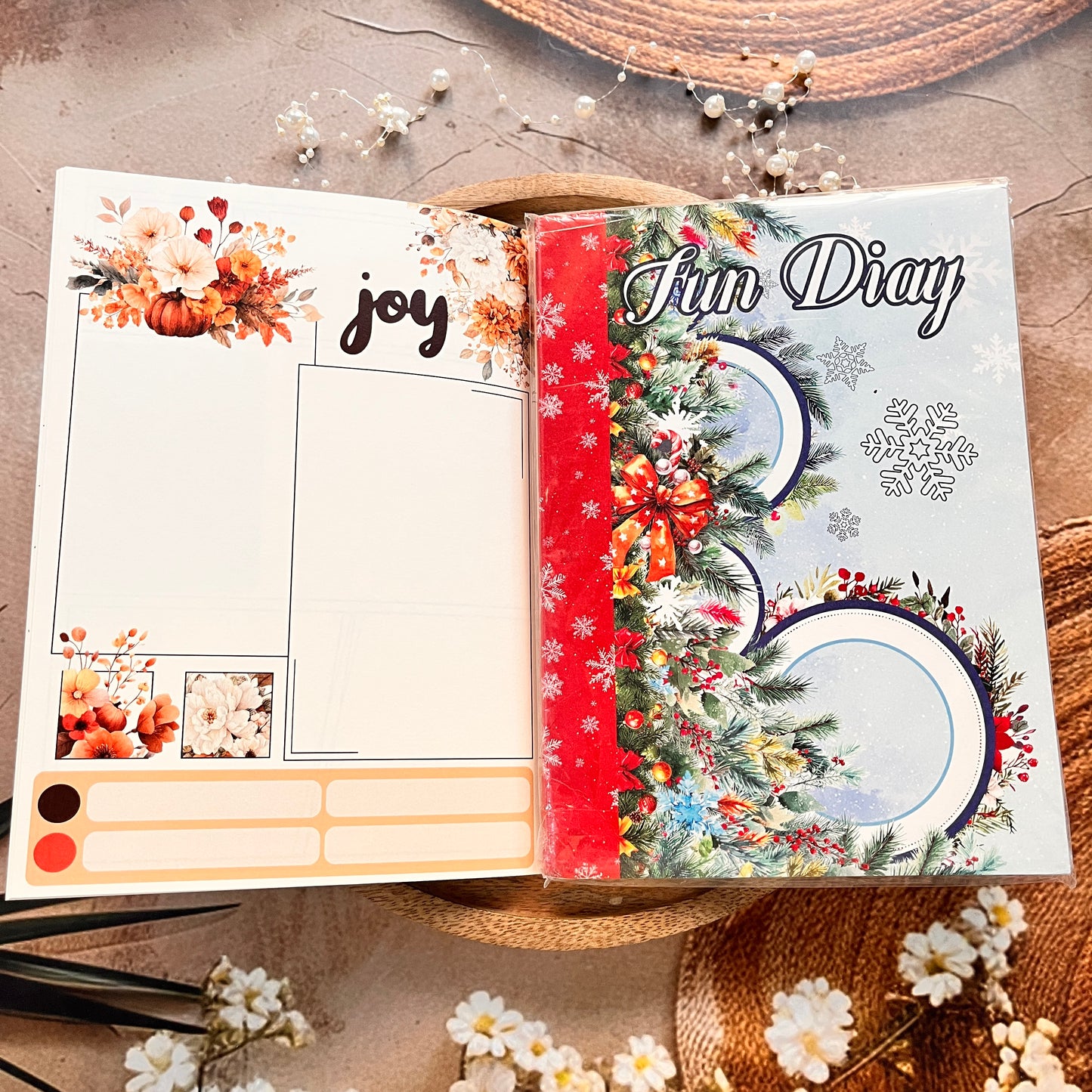 1 Pc Instagram-style notebook with irregular pages for journaling