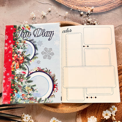 1 Pc Instagram-style notebook with irregular pages for journaling