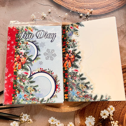 1 Pc Instagram-style notebook with irregular pages for journaling