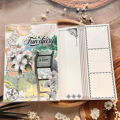 1 Pc Instagram-style notebook with irregular pages for journaling