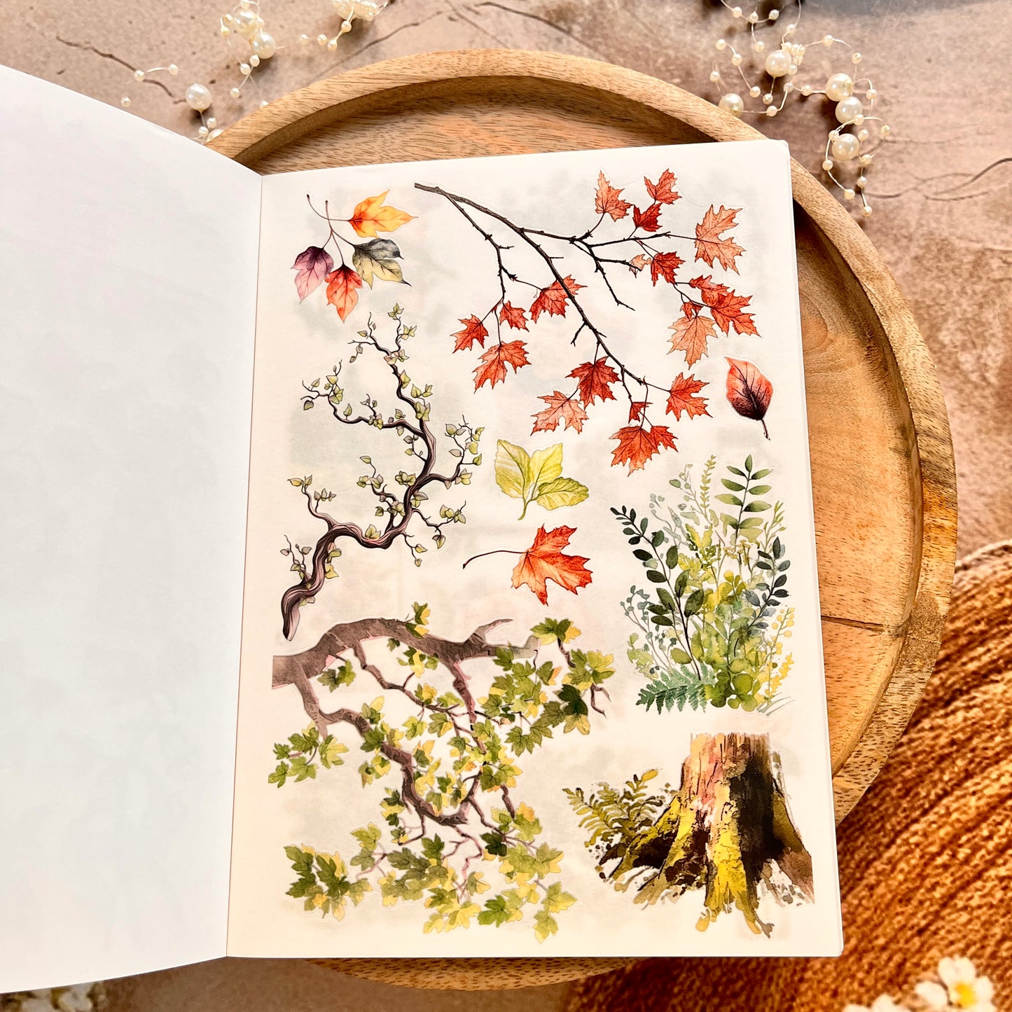 1 Pc Instagram-style notebook with irregular pages for journaling