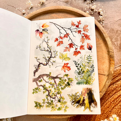1 Pc Instagram-style notebook with irregular pages for journaling