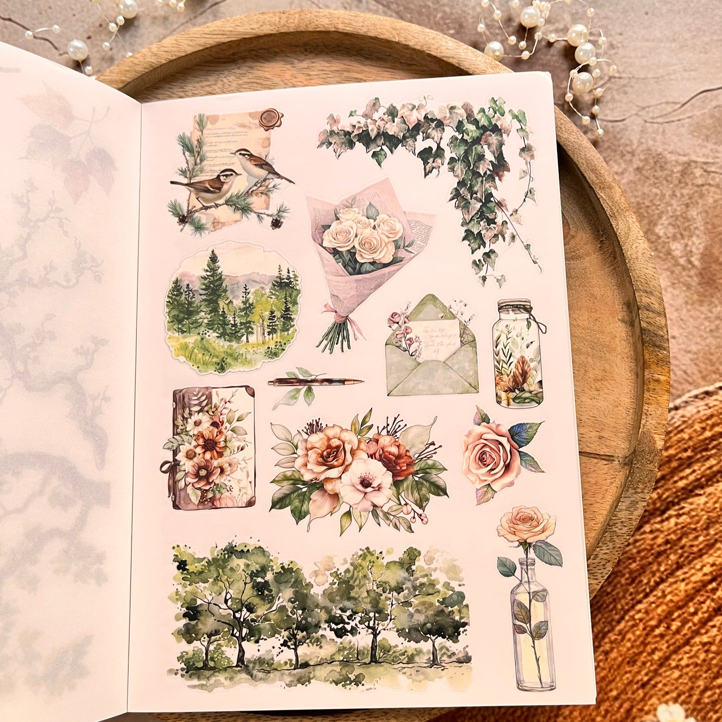 1 Pc Instagram-style notebook with irregular pages for journaling